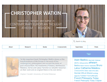 Tablet Screenshot of christopherwatkin.com